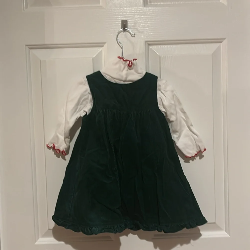 Sophie Rose Corduroy Christmas Jumper w Turtle Neck Bodysuit 18 Months - Picture 5 of 5